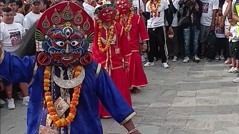 Sawa Bakku Dance, Indra Jatra, Kathmandu, 2082, Day 3