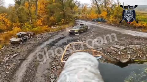 🛸💥 Ukraine Russia War | Russian FPV Drone Strikes Ukrainian Pickup Truck | RCF