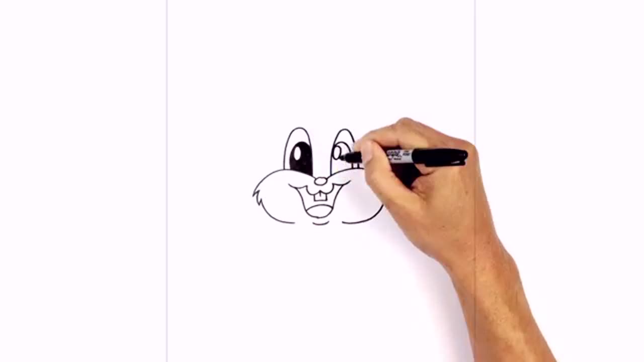 How to Draw Bugs Bunny Happy Easter