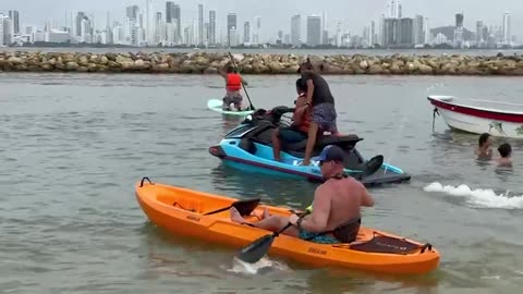 Falta de demarcación y señalización en las playas de la isla de Tierrabomba