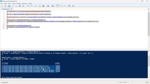 Identifying Duplicate Files Using PowerShell