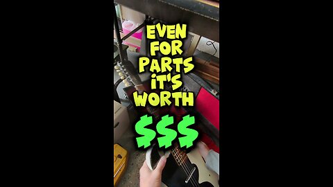 Even for parts this guitar sells for hundreds!