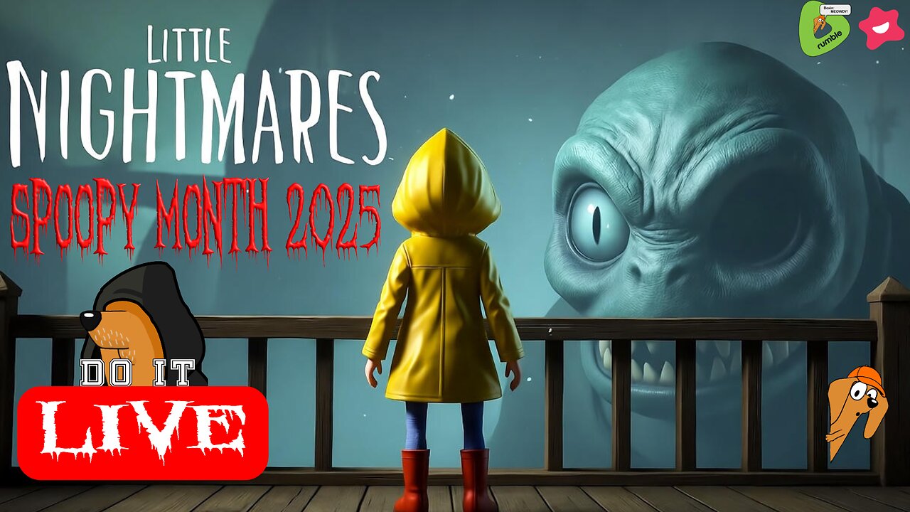 Please say hi in chat! Spoopy Month: Starting Little Nightmares! Part 2