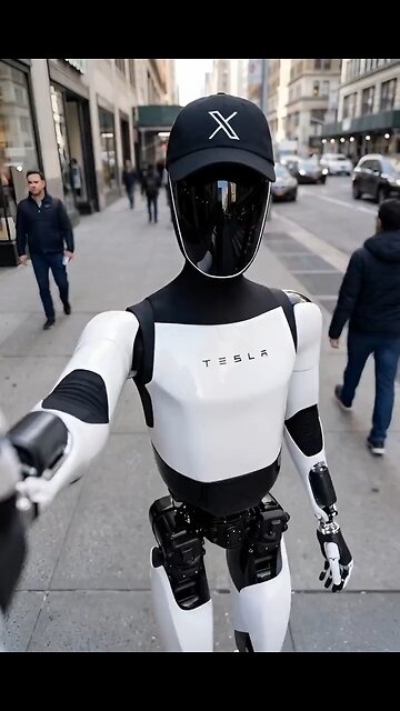 Elon Musk posted a video featuring robots