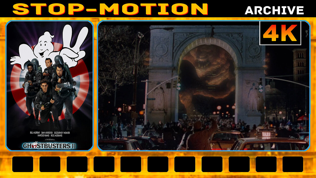 Ghostbuster2 (1989) Stop-Motion shot 4K