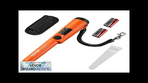 VEVOR Metal Detector Pinpointer Partial Waterproof Handheld Pin Pointer Wand 1.96 Review