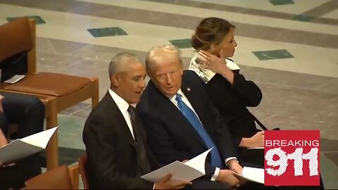 Priceless Moments Between Obama, Trump, Pence, Jill And Kamala At Carter Funeral: Part 1