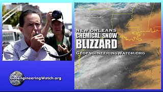 New Orleans Chemical Snow Blizzard, Geoengineering Watch Global Alert News, January 25, 2025, #494