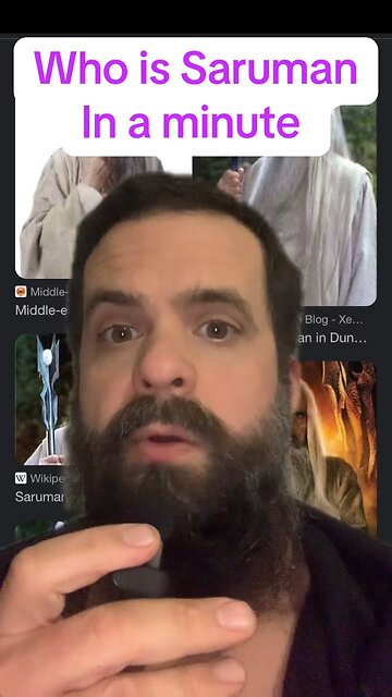 Who is Saruman, in about a minute