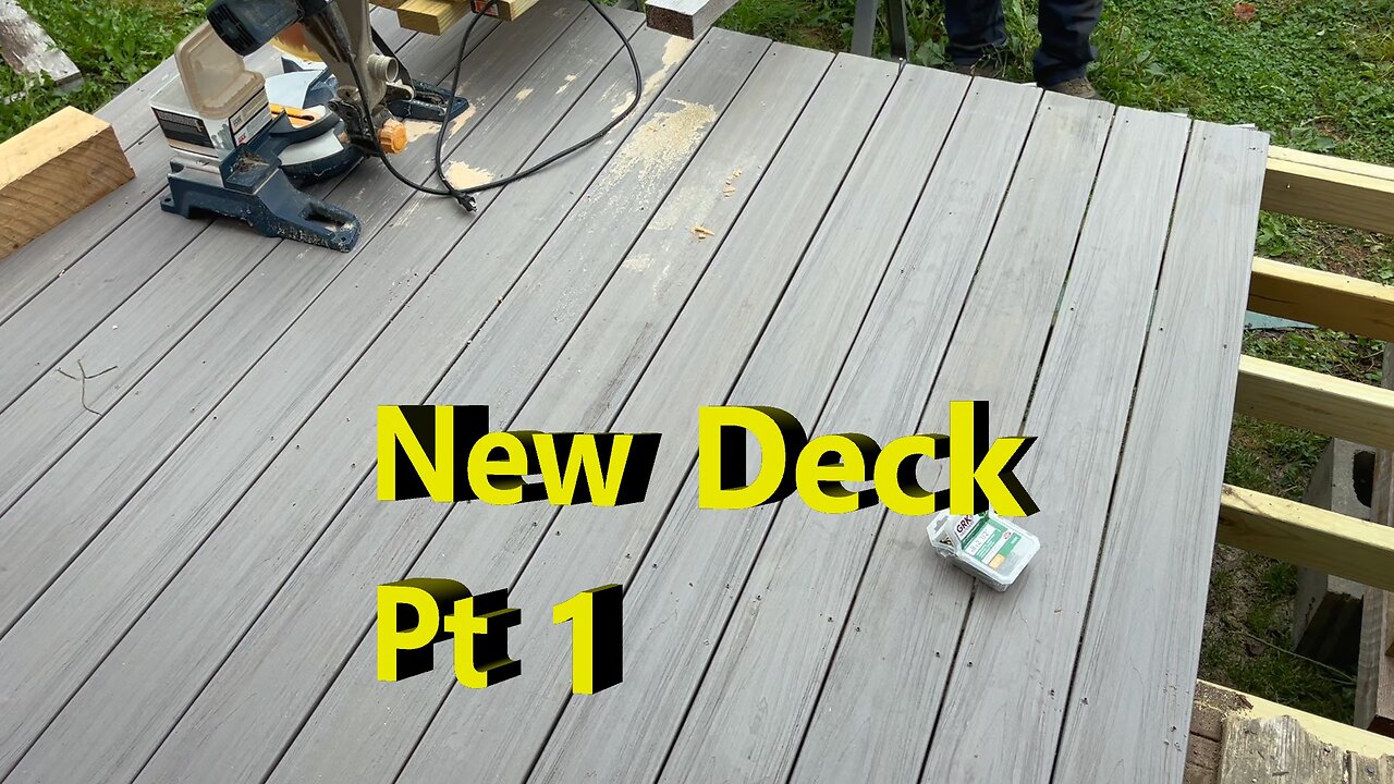Fixing The Deck On The Original Camp. Pt 1