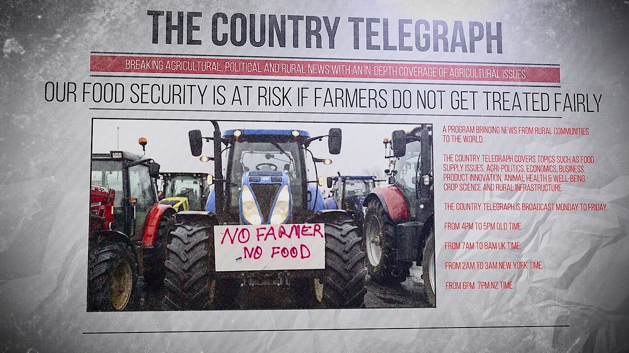 Climate Change Policy is Economically Unsound & UK Farmers To Action on The Country Telegraph.