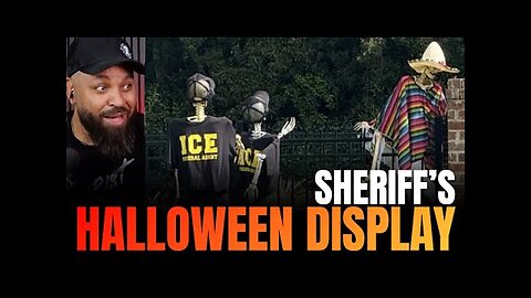 Sheriff’s Controversial ICE Halloween Display at Home Sparks Outrage