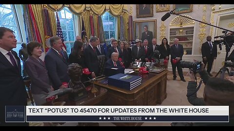 🔴Breaking News: 2-3-2026 President Trump Participates in a Bill Signing