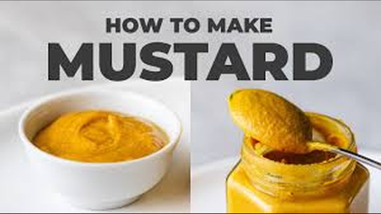 How to Make American Yellow Mustard