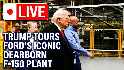 Trump Tours Ford's Iconic Dearborn F-150 Plant LIVE Jan 13, 2026