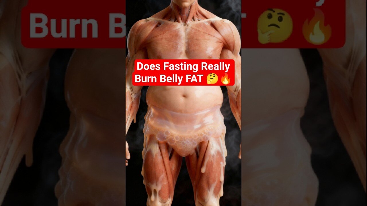 Does Fasting Really Burn Belly Fat? 🤔🔥 | Truth About Fat Loss & Fasting #Shorts #WeightLoss
