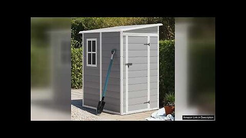 Greesum 5' x 4' Resin Weather Resistant Outdoor Storage Shed with Floor Review