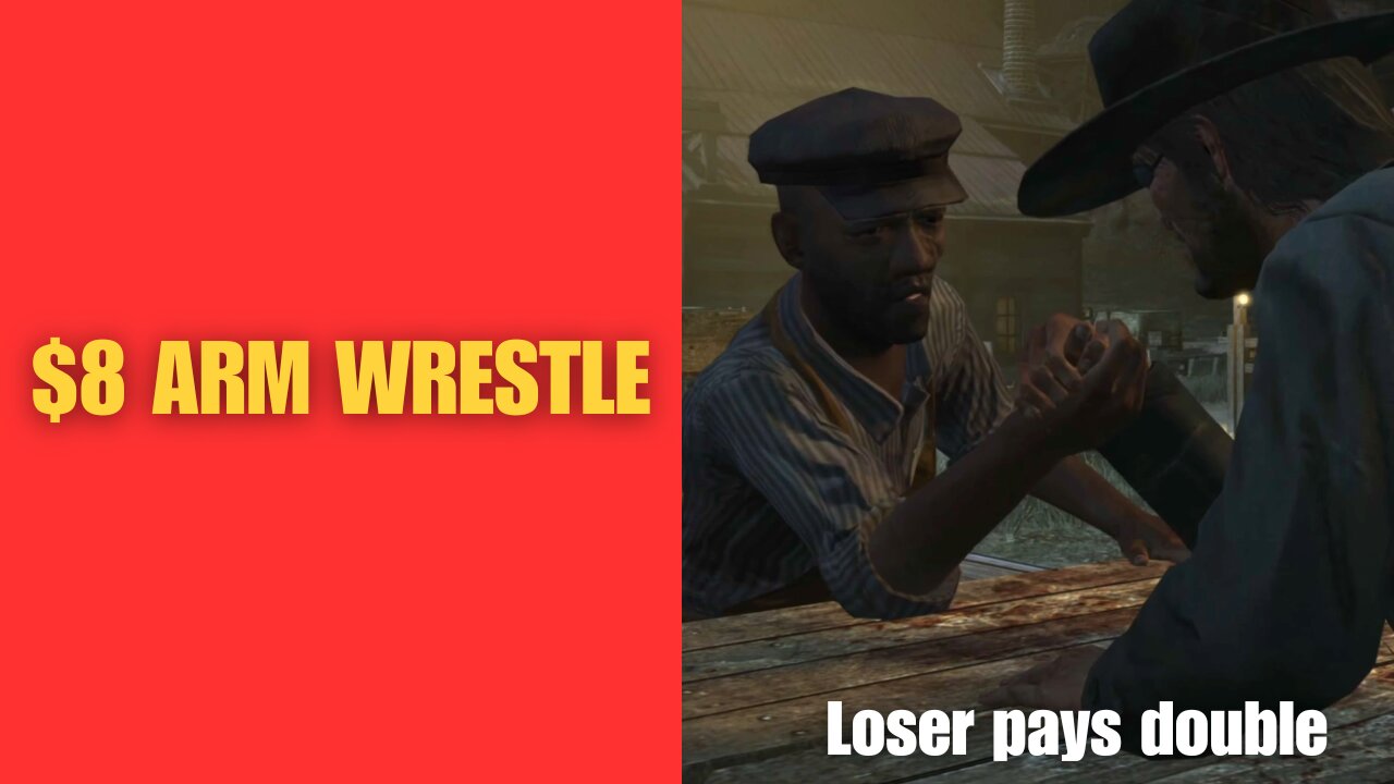 I Beat Two Old Men at Arm Wrestling in RDR for $8