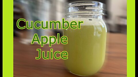 Cucumber Apple Juice - Advanced 369 Cleanse - Medical Medium