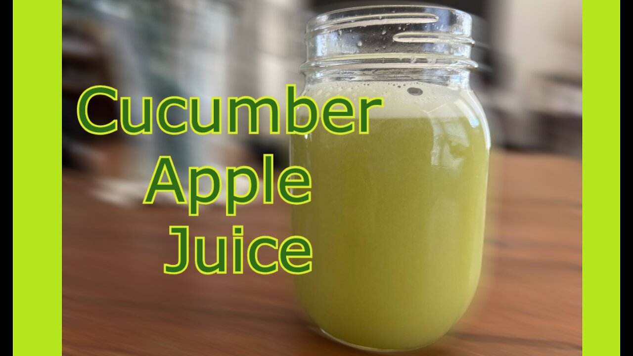 Cucumber Apple Juice - Advanced 369 Cleanse - Medical Medium