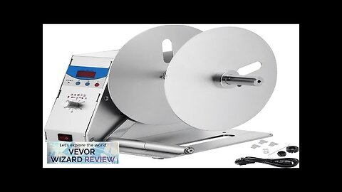 VEVOR Label Rewinder Digital Automatic Rewinding Machine Adjustable Speed 1 Core Sticker Review