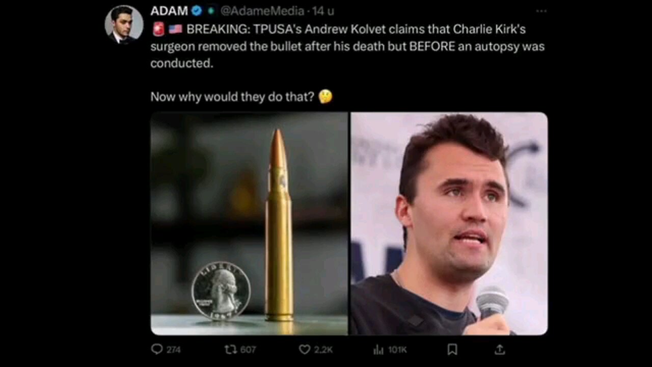 More Charlie Kirk Assassination Anomalies Found