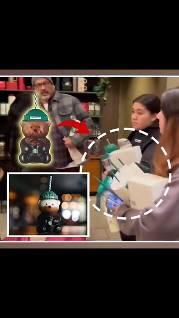 Starbucks launches new glass bear cup across the U.S., sparking buzz among fans. #starbucks #japd