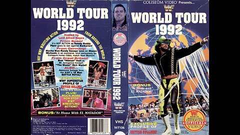 FULL HOME VIDEO; WWE World Tour 1992 ¦ Savage vs. Michaels; Battle Royal and MORE