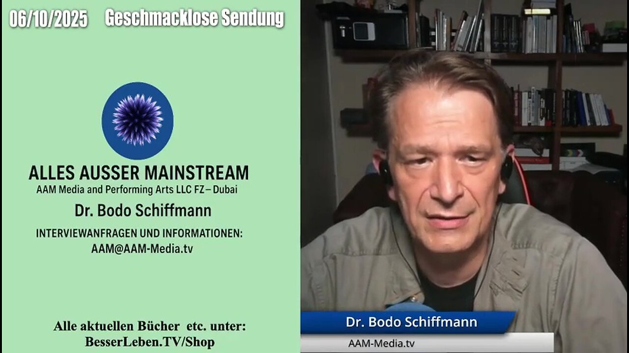 🪻Boschimo des Tages - 6.10.2025 🇩🇪Vorsicht - Geschmacklose Sendung...⬛️🟥🟨
