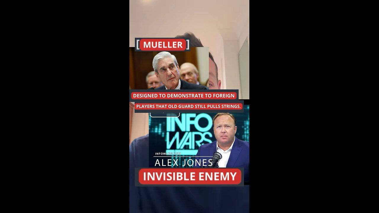 Robert Mueller one of the good guys