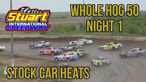 Whole Hog 50 | Stock Car Heats | Stuart Speedway | 5-29-2022