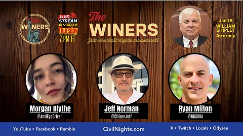 The Winers Ep. 66 (streams live on Jan 15 at 7 PM ET)