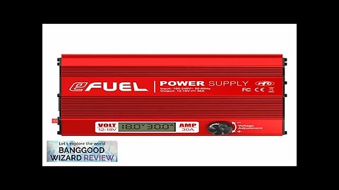 SKYRC EFUEL 540W 30A DC Power Supply Adapter for Battery Charger Review