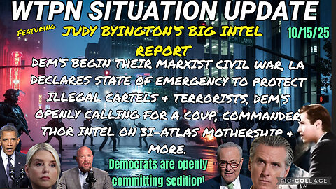 WTPN ~ Judy Byington ~ Situation Update ~ 10-15-25 ~ Trump Return ~ Restored Republic via a GCR