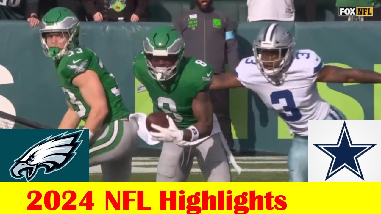 Philadelphia Eagles vs Dallas Cowboys NFL Highlights 12 29 2024