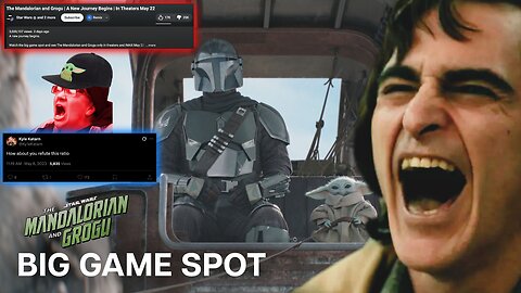 The Mandalorian and Grogu Super Bowl Trailer has been RATIOED! - Disney Shills are Coping HARD!