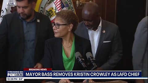 Los Angeles Mayor Karen Bass sacks fire chief who said city failed residents in wildfires