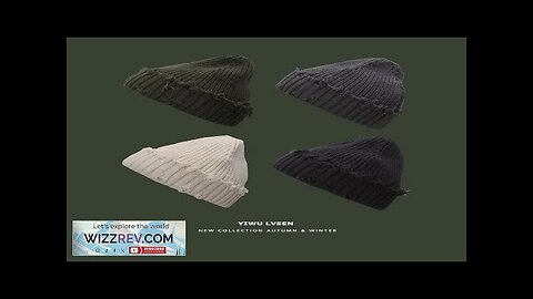 2024 New Fall and Winter Hip Hop Trend Broken Brim Knitted Hat Review