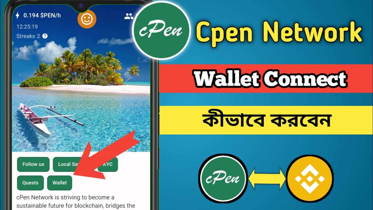 Cpen Network || কীভাবে Wallet Connect করবেন || How to Connect Wallet cPen Network ||