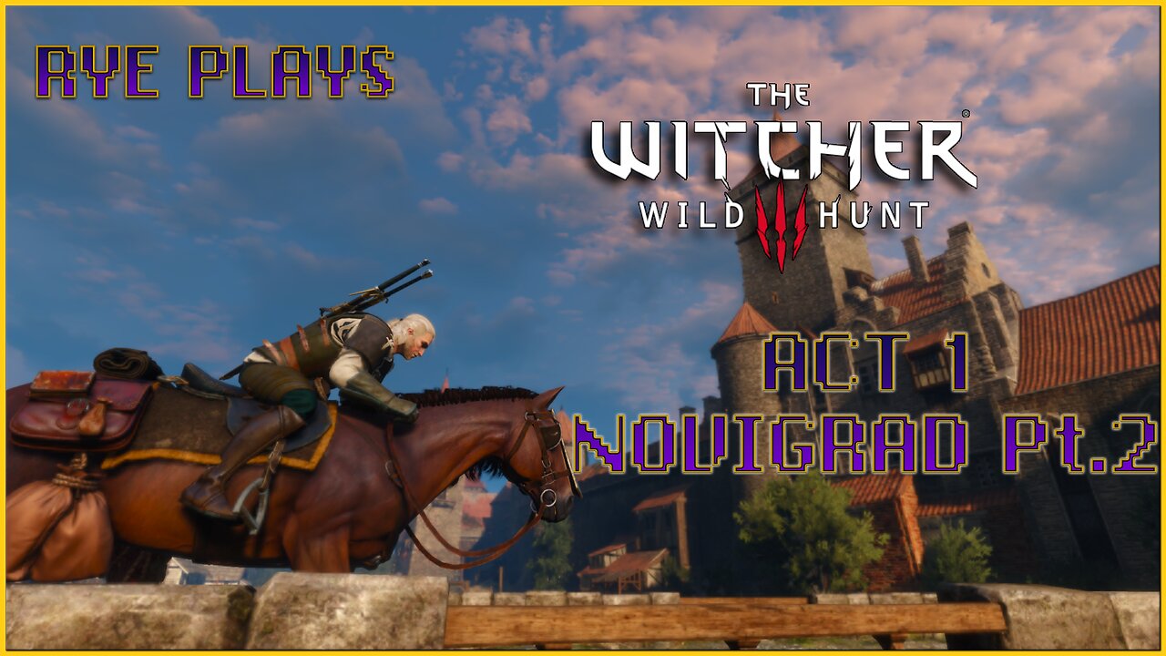 Rye Plays Witcher 3 | Act 1 | Novigrad Pt. 2