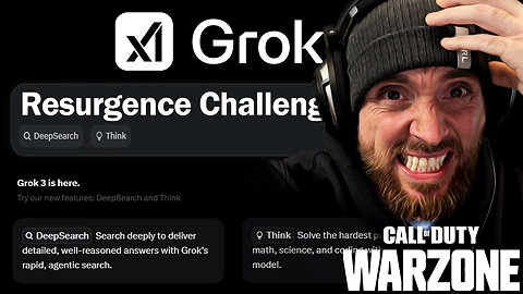 I USED GROK TO CREATE A WARZONE CHALLENGE