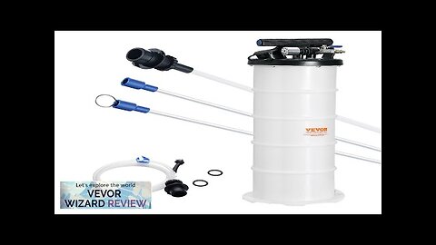 VEVOR Fluid Extractor 1.74 Gallons (6.5 Liters) Pneumatic/Manual Oil Changer Vacuum Fluid Review