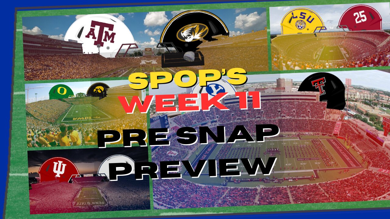 Pre-Snap Preview: Week 11 Quick Picks | Wk 10's Top 10 Plays | News