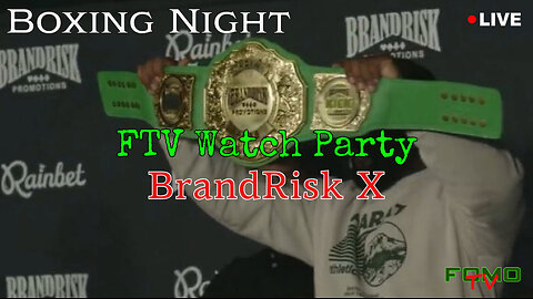🍿 Friday Night Fights LIVE Watch Party | Adin Ross BrandRisk X Boxing