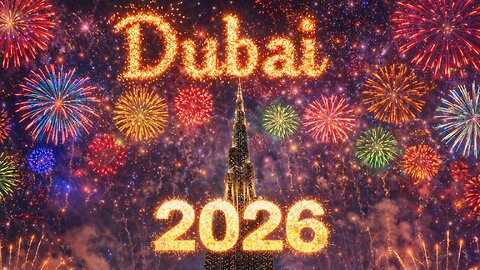 🔴2026 Dubai Incredible Fireworks Worlds Tallest Skyscraper Burj Khalifa Bringing In 2026🔴