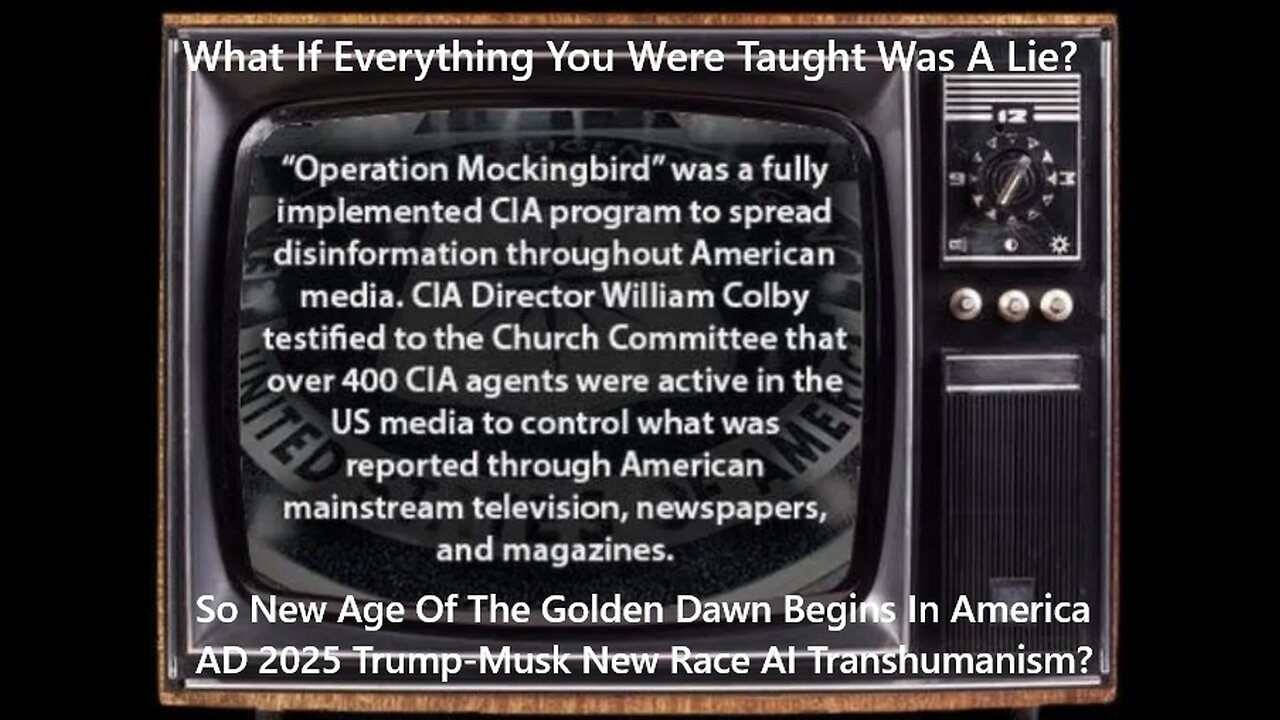 The New Age Of The Golden Dawn Begins In America AD 2025 Trump-Musk AI Transhumanism