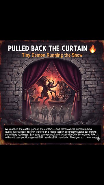 PULLED BACK THE CURTAIN: Tiny Demon Running the Show