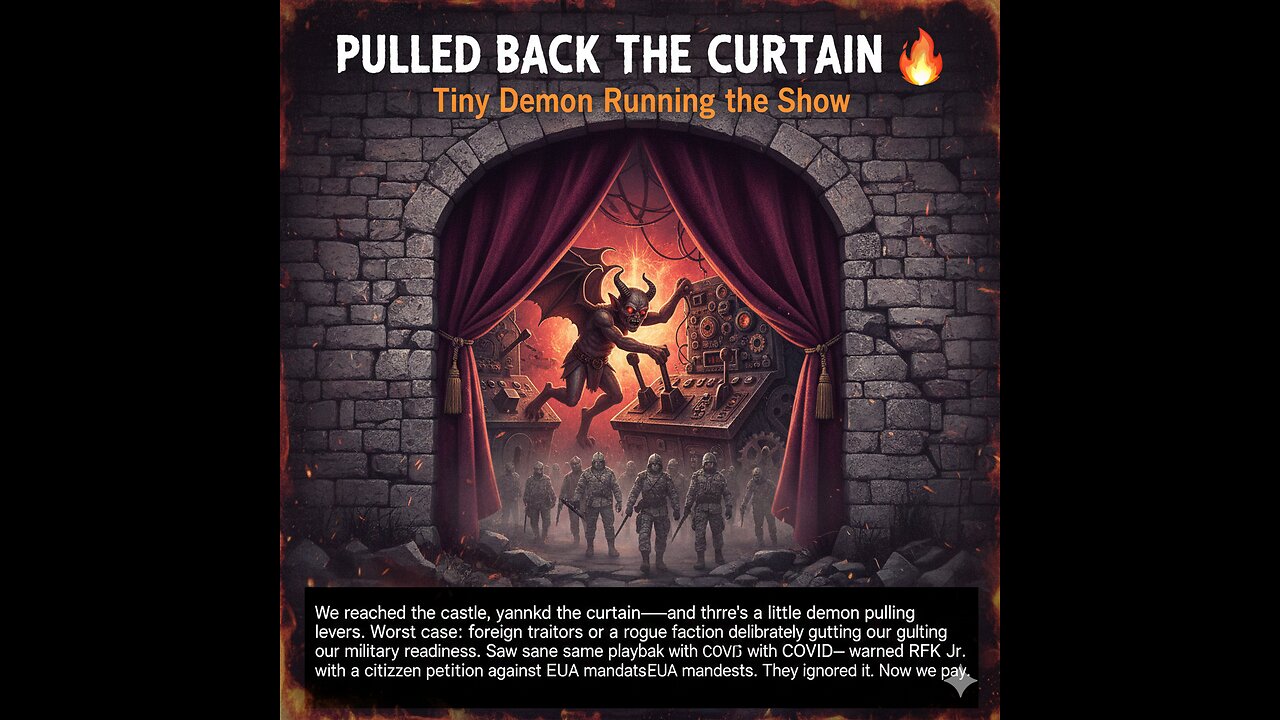 PULLED BACK THE CURTAIN: Tiny Demon Running the Show