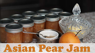 Asian Pear Jam Canning Recipe