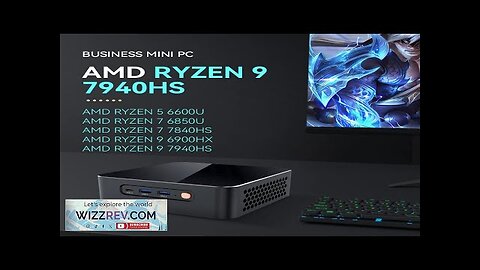 AMD Ryzen 9 7940HS 7840HS Mini PC 2x DDR5 Slots 2x M.2 Review